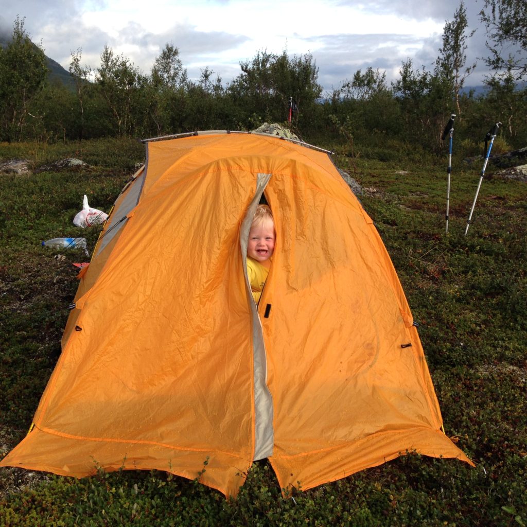 På väg mot Akka med Lilleman (Sarek/Sverige)